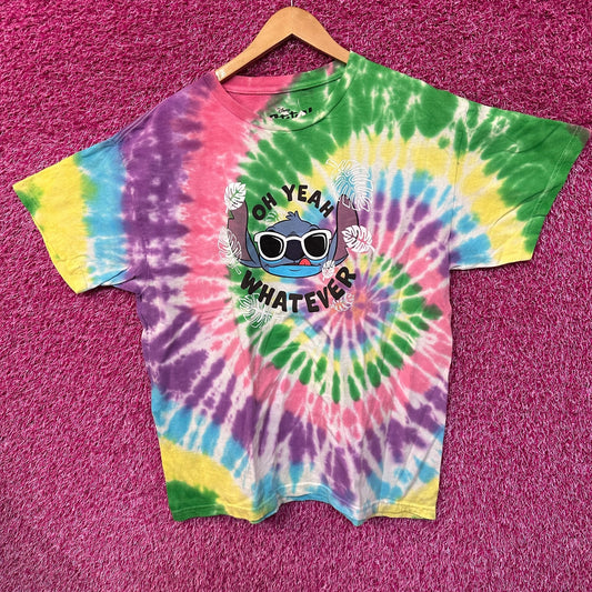 Stitch Oh Yeah Whatever Lilo & Stitch Disney Movie Tie Dye L