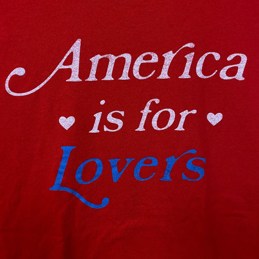 Junk Food Clothing America Is For Lovers Graphic T-Shirt XL