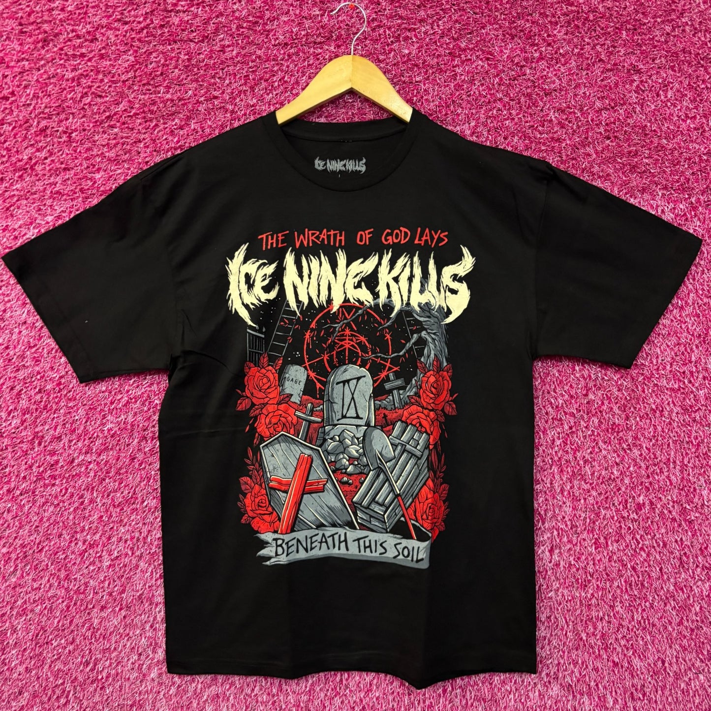 Ice Nine Kills Beneath the Soil rock Tshirt size large