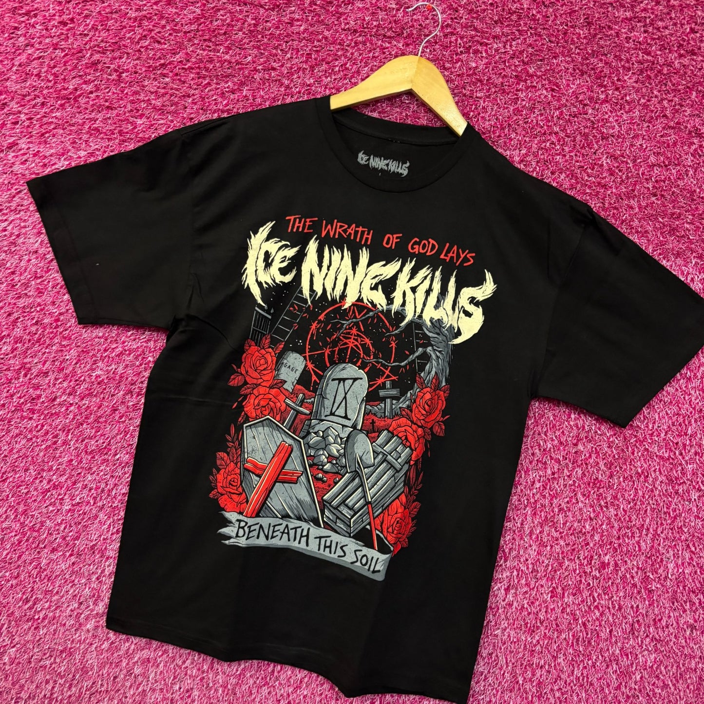 Ice Nine Kills Beneath the Soil rock Tshirt size large