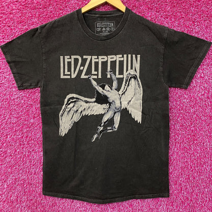 Led Zeppelin Icarus Rock Band Logo Poster T-Shirt Small