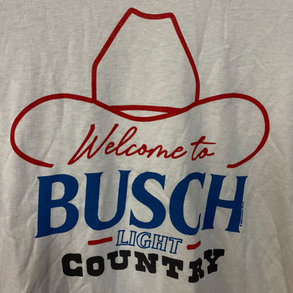Welcome to Busch Light Country Cowboy Hat Women's T-Shirt Medium