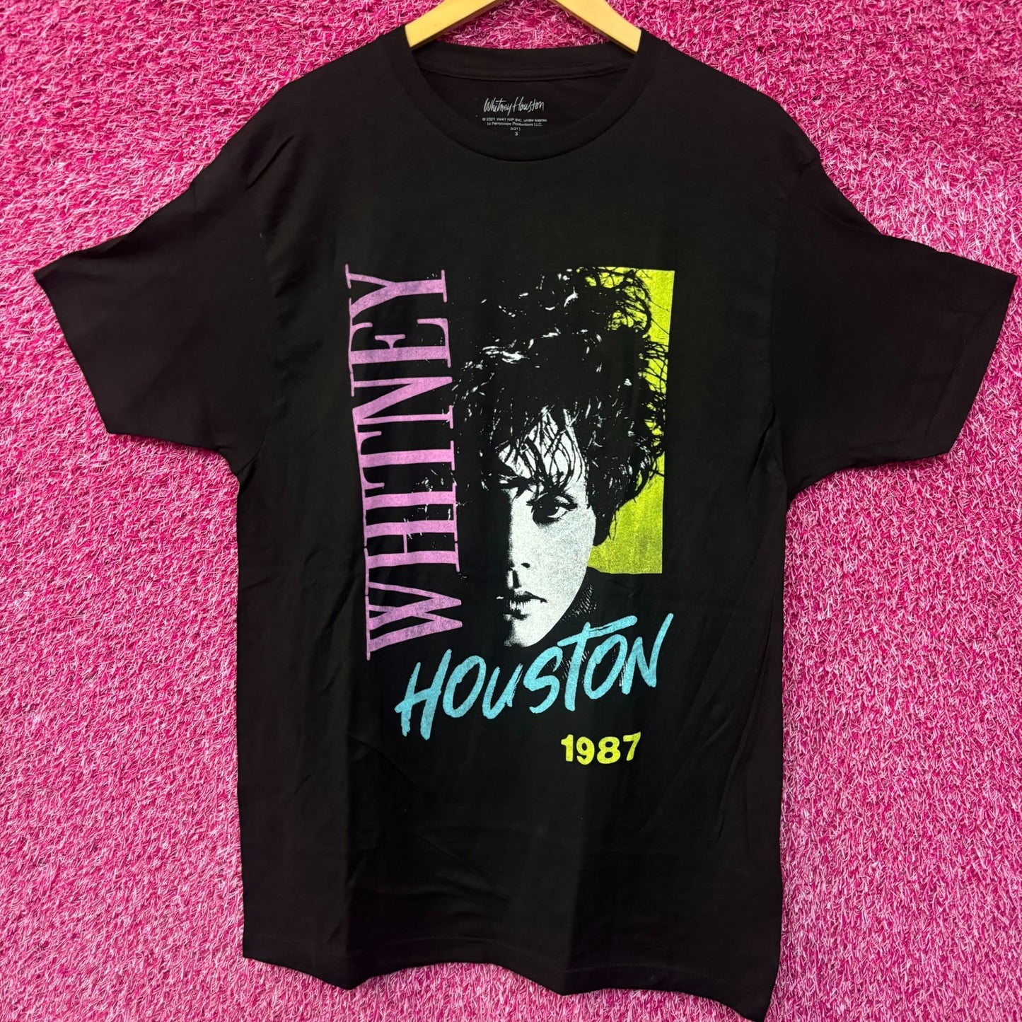 Whitney Houston 1987 oversized Music Tshirt size Small