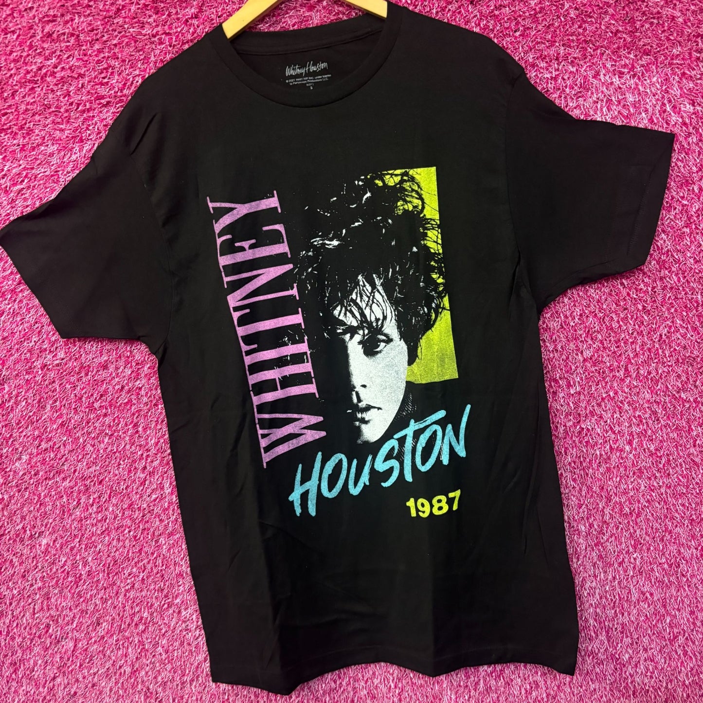 Whitney Houston 1987 oversized Music Tshirt size Small