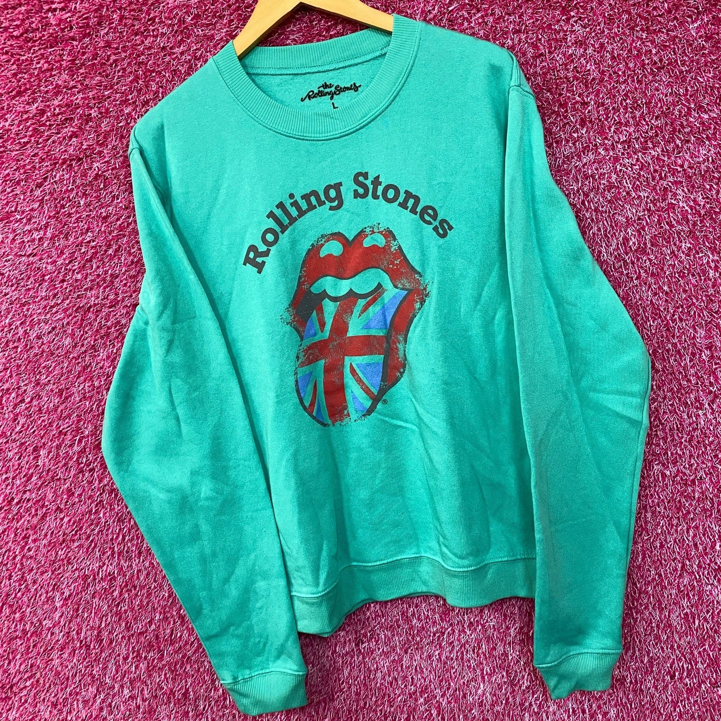The Rolling Stones Tongue Logo Crewneck size Large