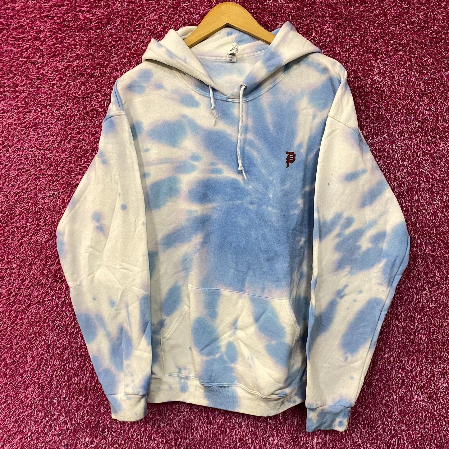 Naruto Primitive Gaara Tiedye Hoodie Size Large