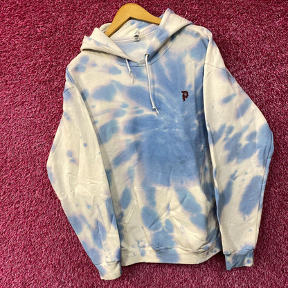 Naruto Primitive Gaara Tiedye Hoodie Size Large