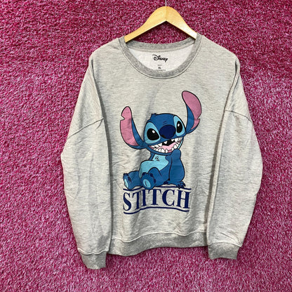 Happy Stitch Disney Animated Movie Lilo & Stitch Crewneck XL