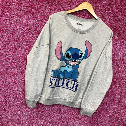 Happy Stitch Disney Animated Movie Lilo & Stitch Crewneck XL