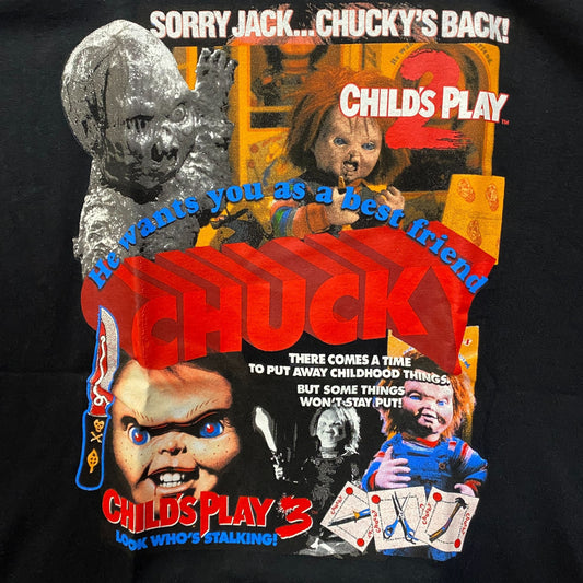 Chucky Child's Play 3 Chuckys Back Horror Movie T-Shirt XL