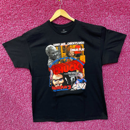 Chucky Child's Play 3 Chuckys Back Horror Movie T-Shirt XL