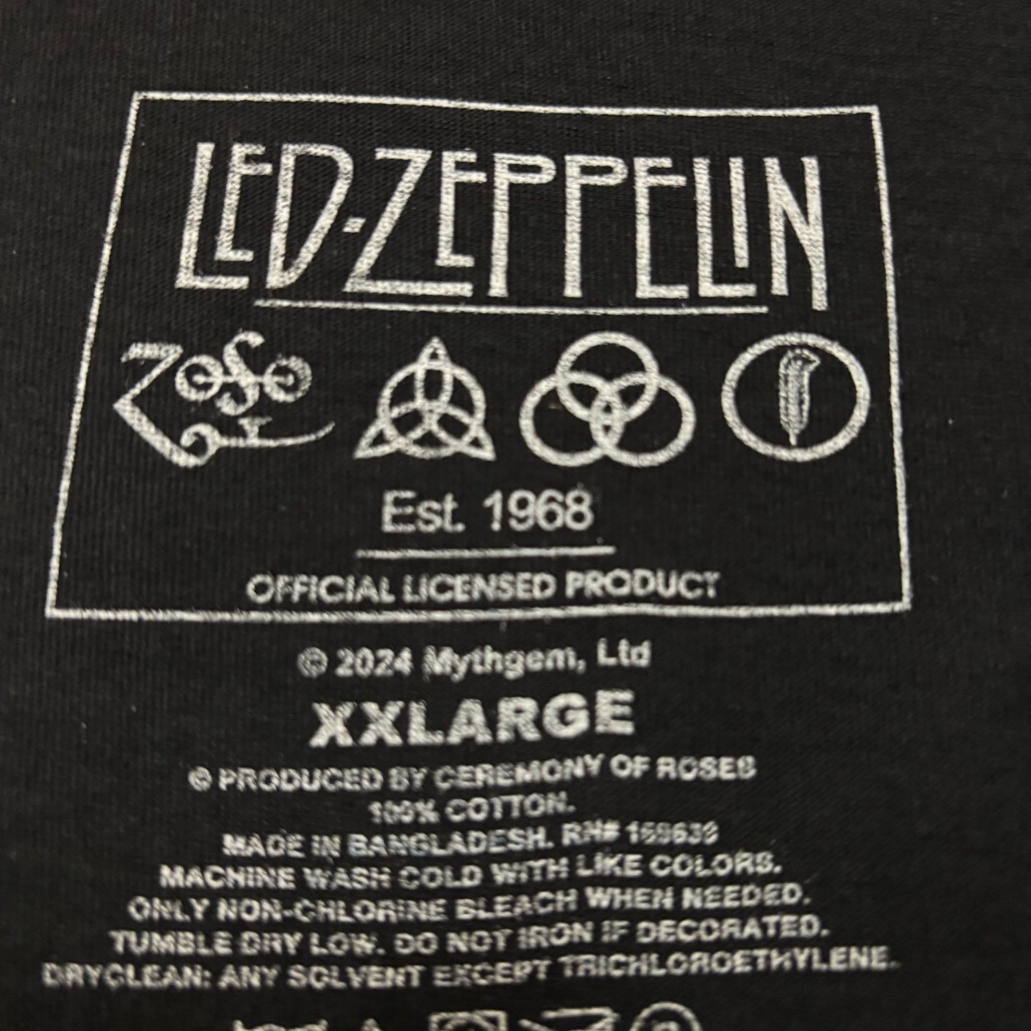 Led Zeppelin Icarus United States of America 1977 T-Shirt XXL