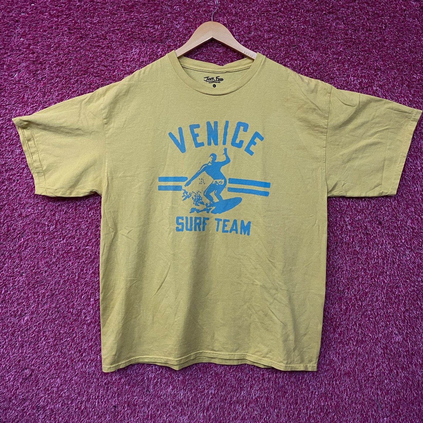 Junk Food Venice Surf Team Original T-Shirt Large