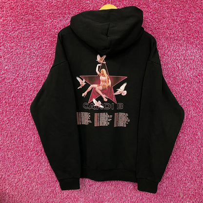 Cardi B Caught in the Drama "Little Miss Drama Tour" Hoodie size Large