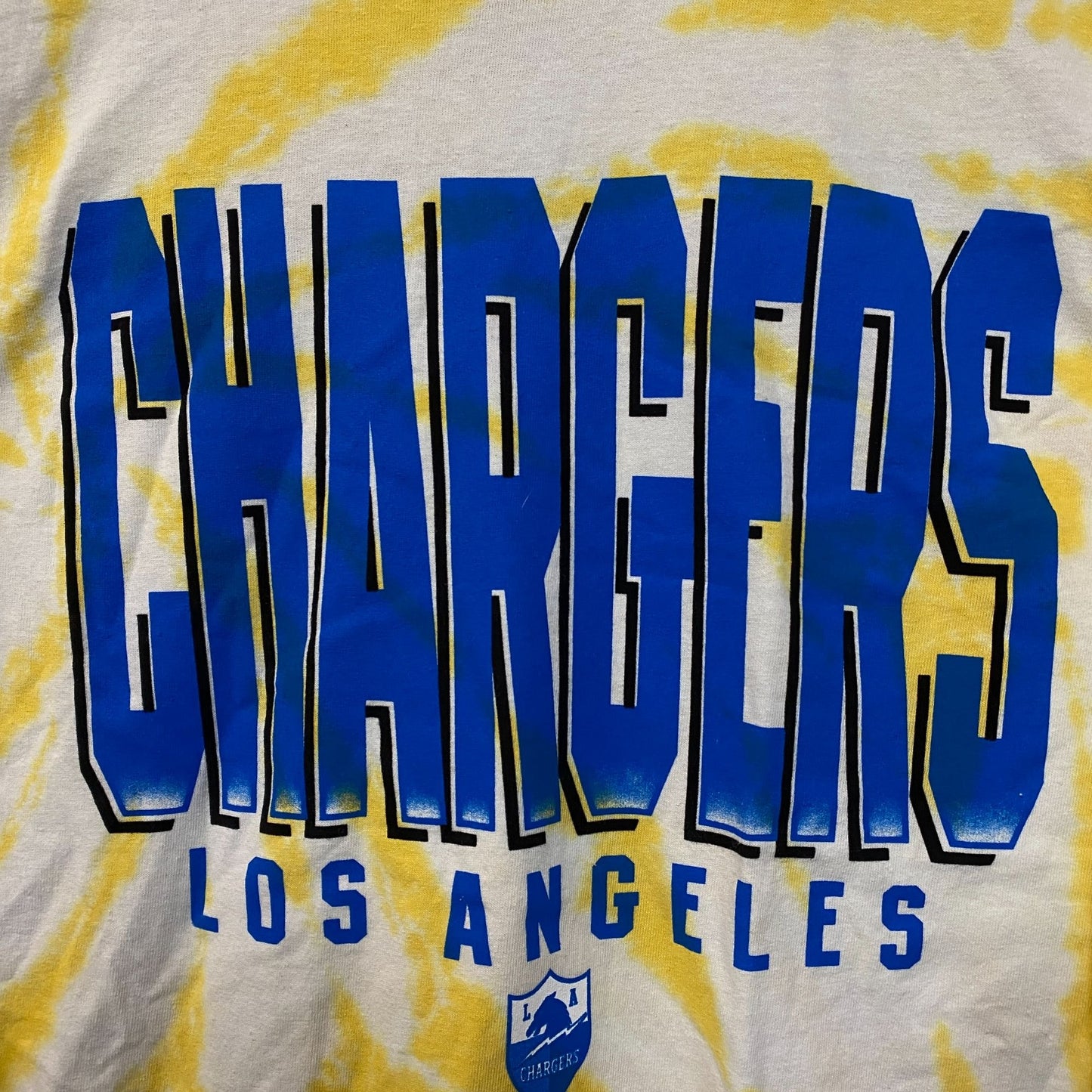 NFL Franchise AFC West Los Angeles Chargers Tie-Dye Long Sleeve Medium