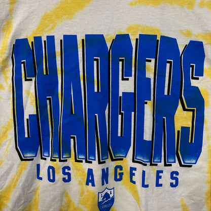 NFL Franchise AFC West Los Angeles Chargers Tie-Dye Long Sleeve Medium
