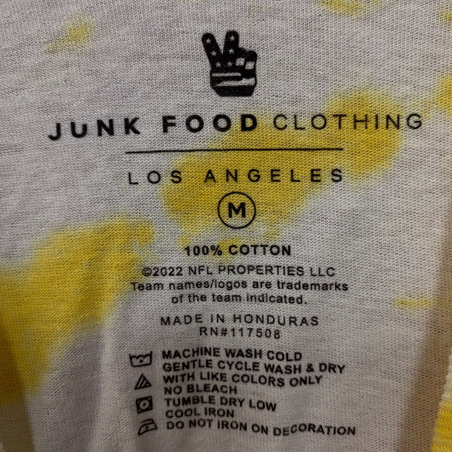 NFL Franchise AFC West Los Angeles Chargers Tie-Dye Long Sleeve Medium