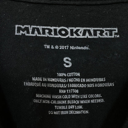 Nintendo Mario Kart 90's Art Graphic Design Long Sleeve T-Shirt Small