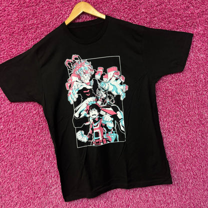 My Hero Academia Anime Characters Tshirt XL