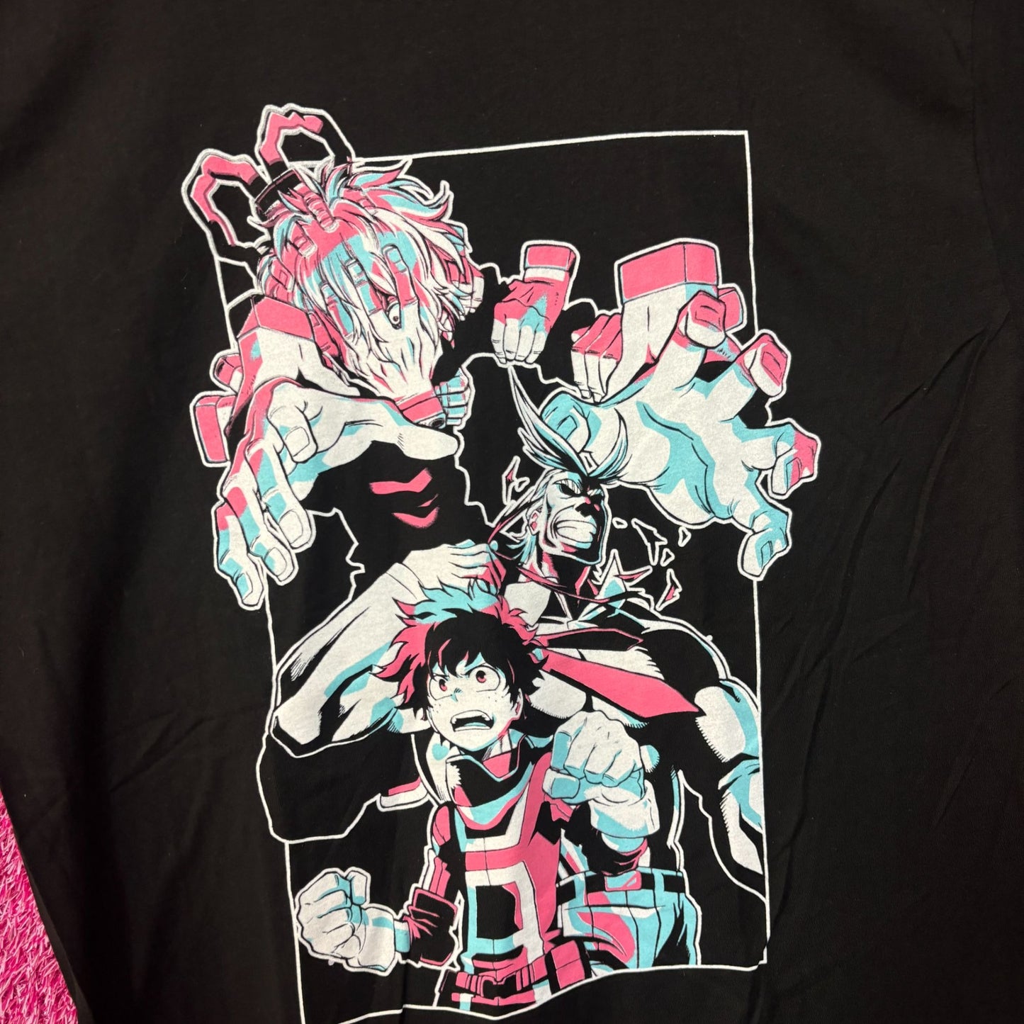 My Hero Academia Anime Characters Tshirt XL