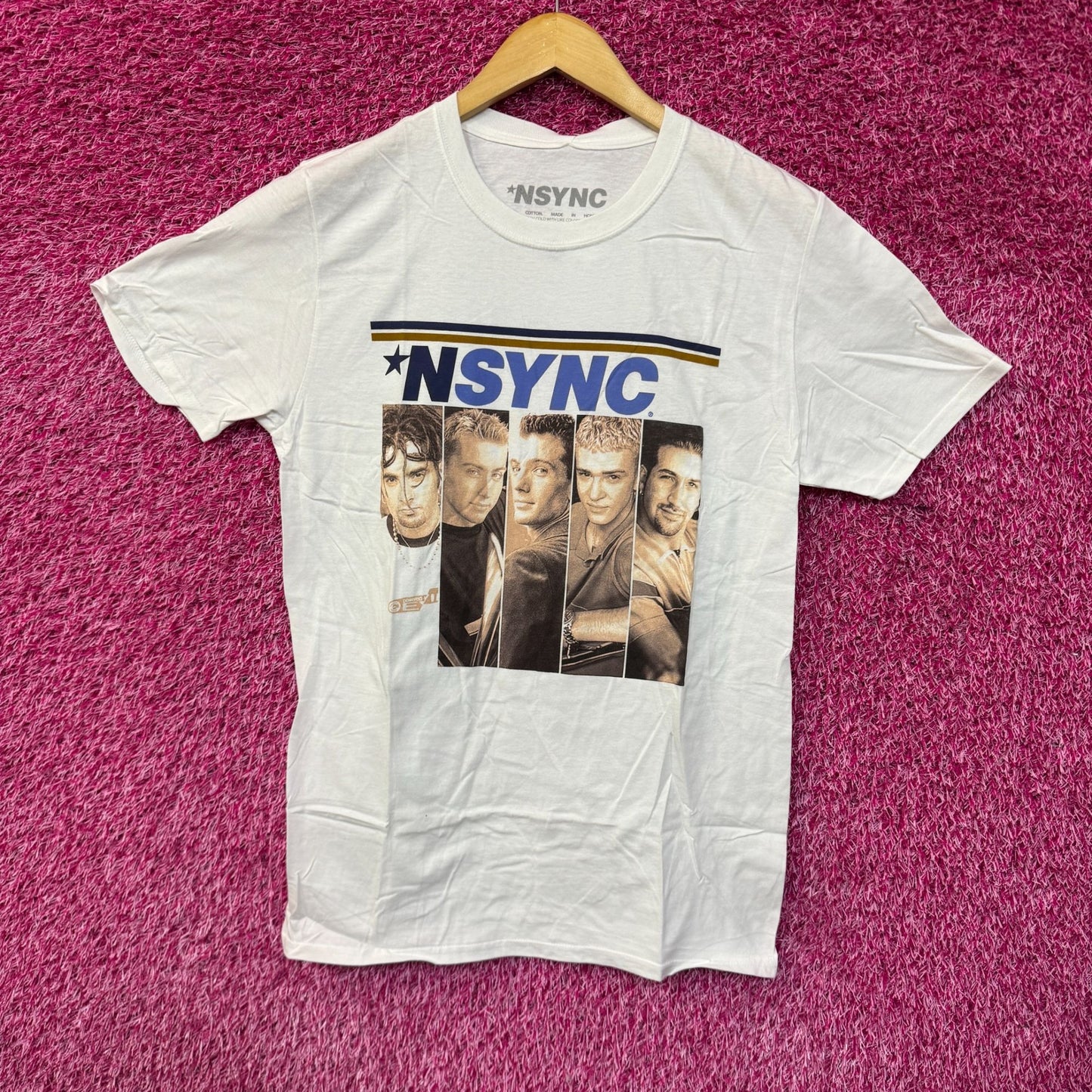 NSYNC Self-Titled Debut Album Cover Art Boy Band Pop Tee M