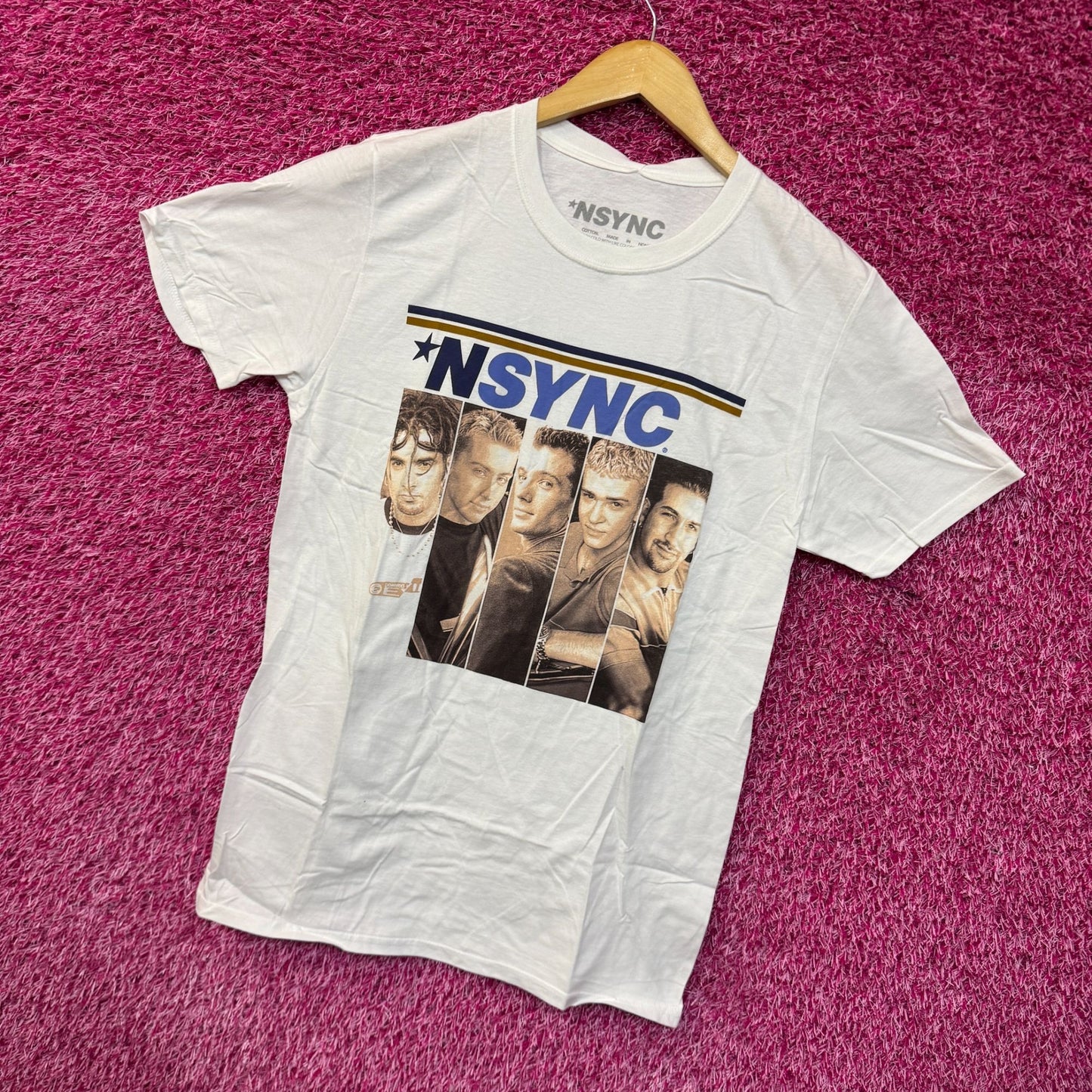 NSYNC Self-Titled Debut Album Cover Art Boy Band Pop Tee M