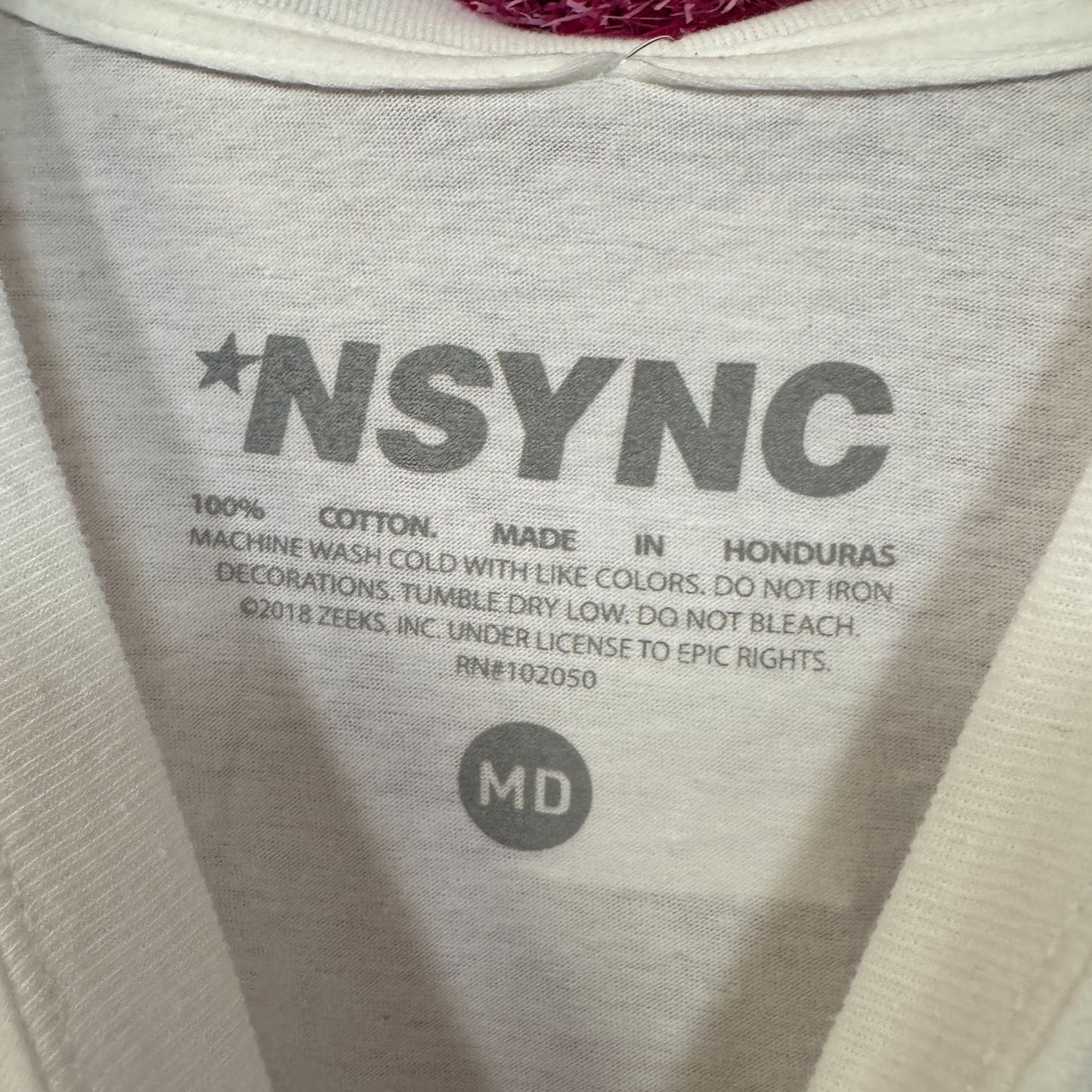 NSYNC Self-Titled Debut Album Cover Art Boy Band Pop Tee M