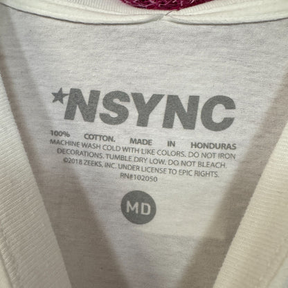 NSYNC Self-Titled Debut Album Cover Art Boy Band Pop Tee M