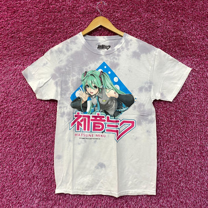 Hatsune Miku Let's Go! tiedye Tshirt size s/m
