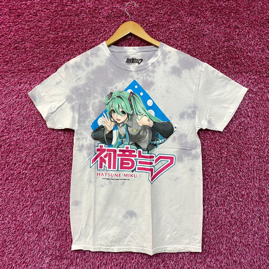 Hatsune Miku Let's Go! tiedye Tshirt size s/m