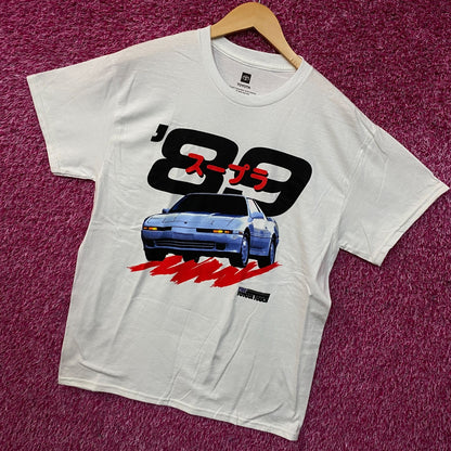 Toyota Supra Turbo 89 Double Sided T-Shirt Medium