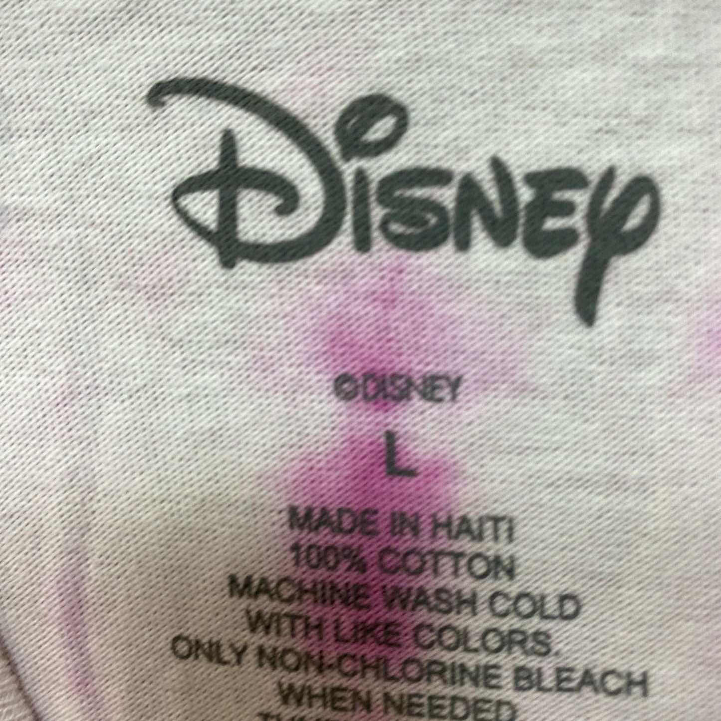 Stitch the Glitch Disney Movie Lilo & Stitch Tie Dye L