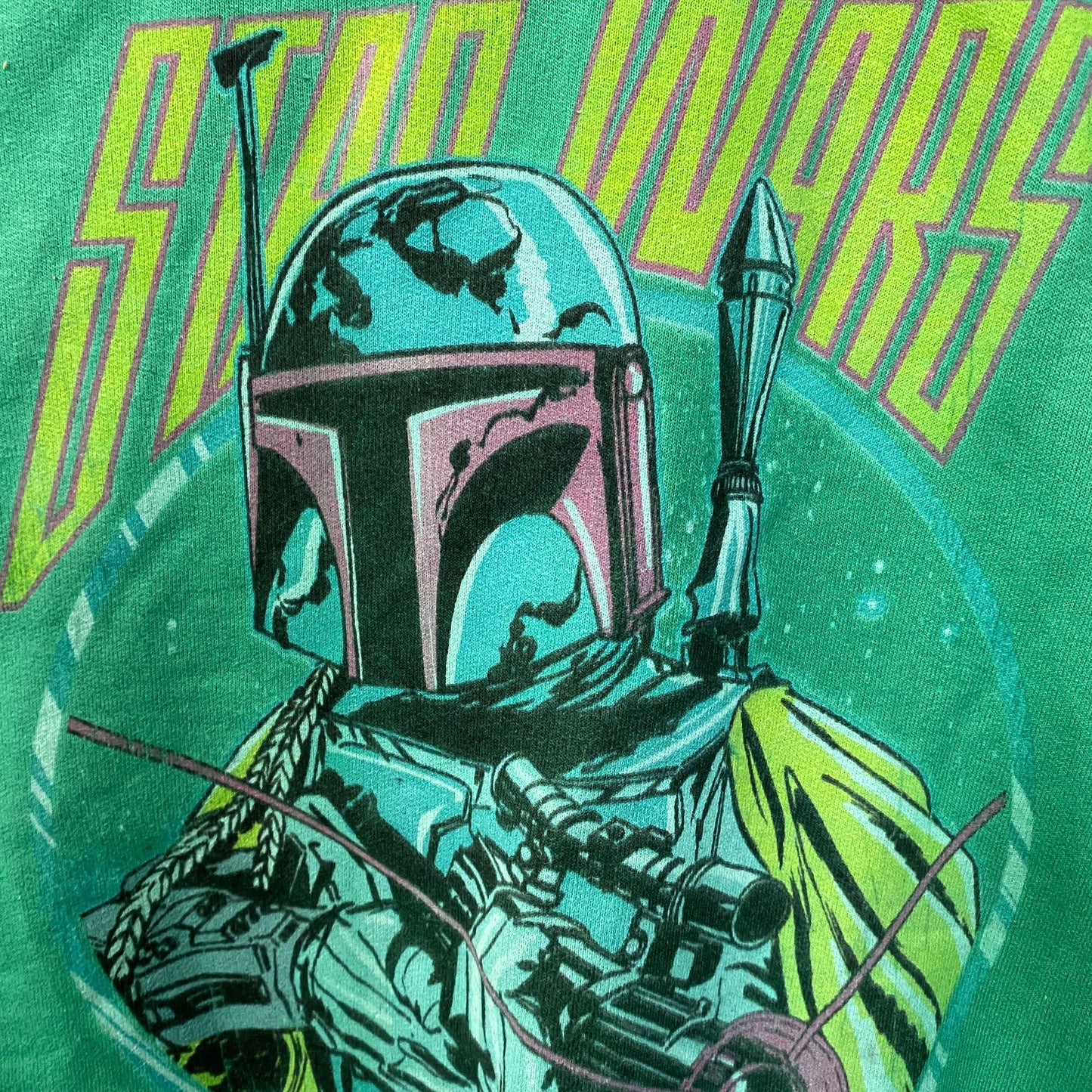 Star Wars Boba Fett Bounty Hunter Graphic Crewneck Sweatshirt XXL