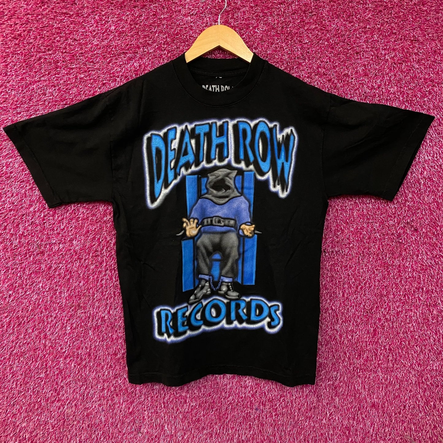 Death Row Records Electric Chair Graphic T-Shirt Small
