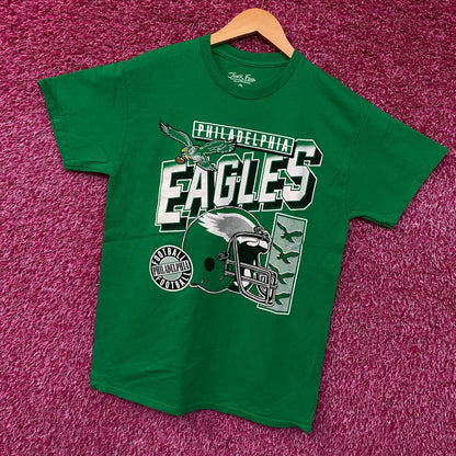 Junk Food Philadelphia Eagles Checkdown Flea Market Tee Small