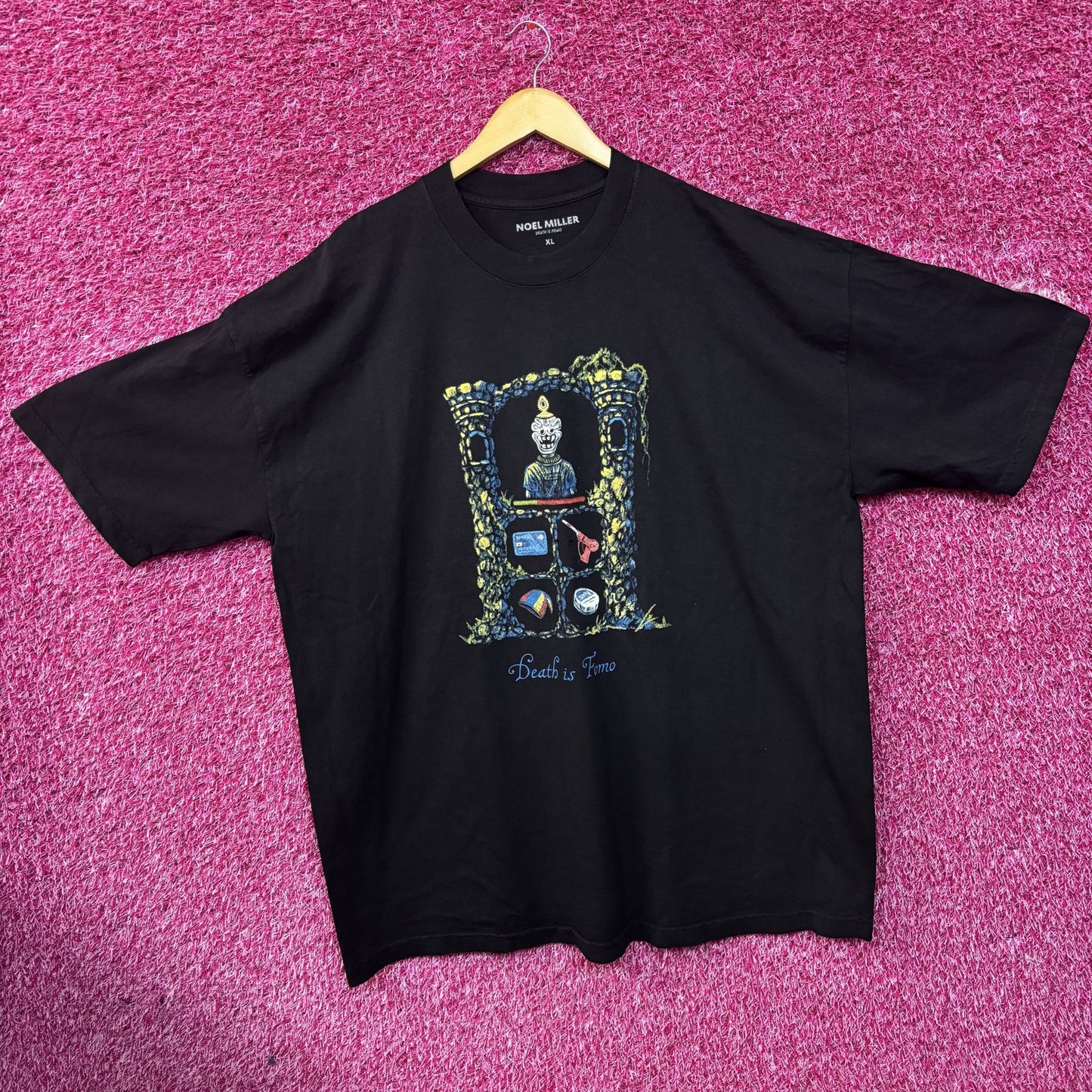 Noel Miller Death is Fomo Black T-Shirt XL