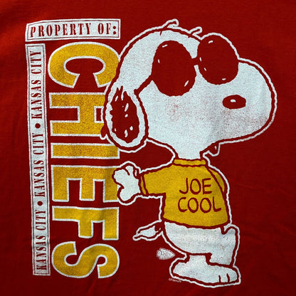 Peanuts Joe Cool x Kansas City Chiefs Tshirt size XL