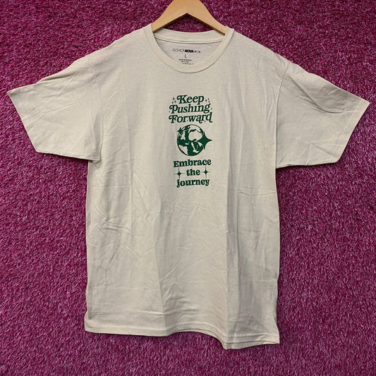 Embrace the Journey Keep Pushing Forward Tshirt size Large