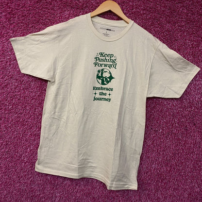 Embrace the Journey Keep Pushing Forward Tshirt size Large
