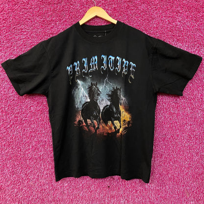 Primitive Storm Graphic Streetwear T-Shirt Large