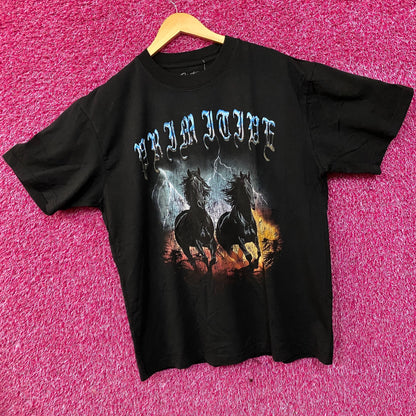 Primitive Storm Graphic Streetwear T-Shirt Large