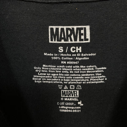 Marvel Superheroes Logo Graphic T-Shirt Small