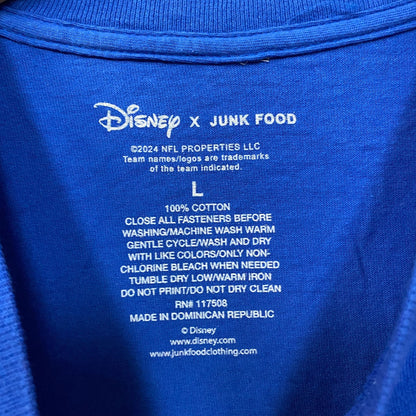 Disney x Junk Food NFL Denver Broncos Mickey Mouse Kick Back T-Shirt Large