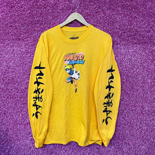 Naruto Uzumaki Shonen Jump Naruto Shippuden Long Sleeve L