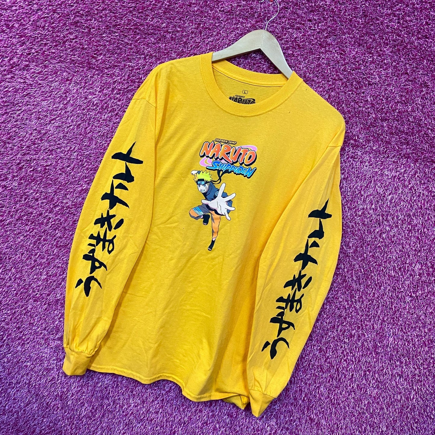 Naruto Uzumaki Shonen Jump Naruto Shippuden Long Sleeve L