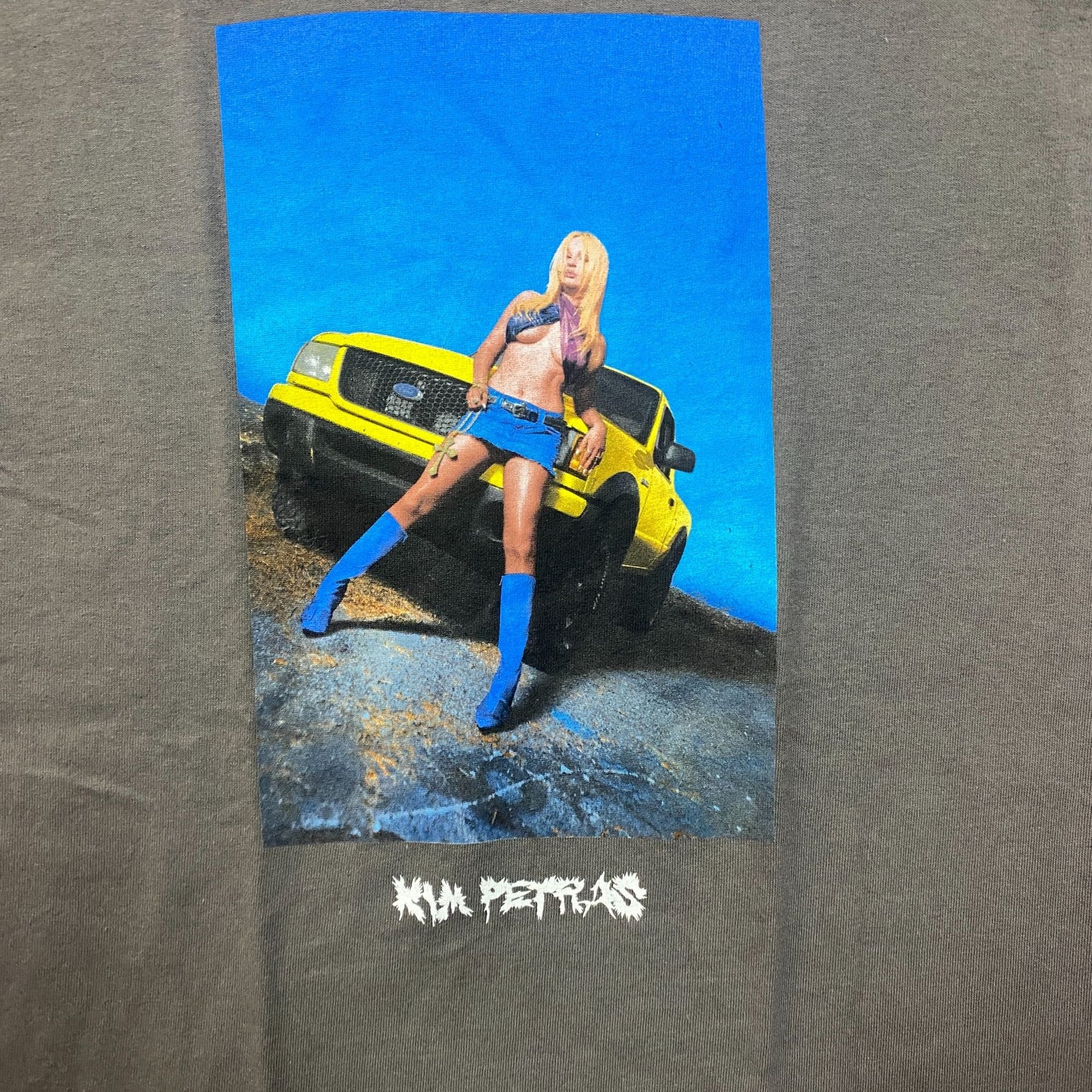 Kim Petras Car Portrait Boyfriend Fit T-Shirt Medium