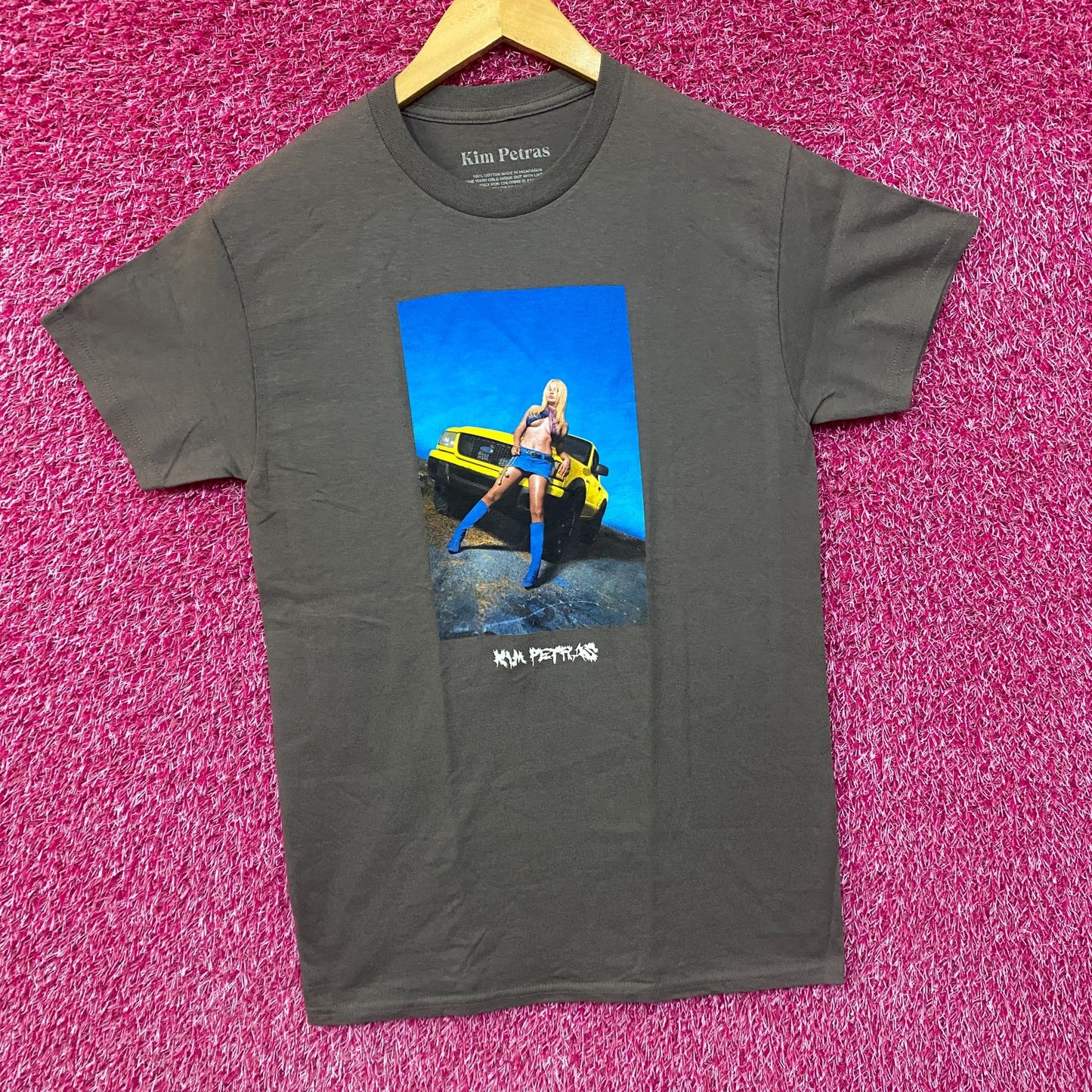 Kim Petras Car Portrait Boyfriend Fit T-Shirt Medium