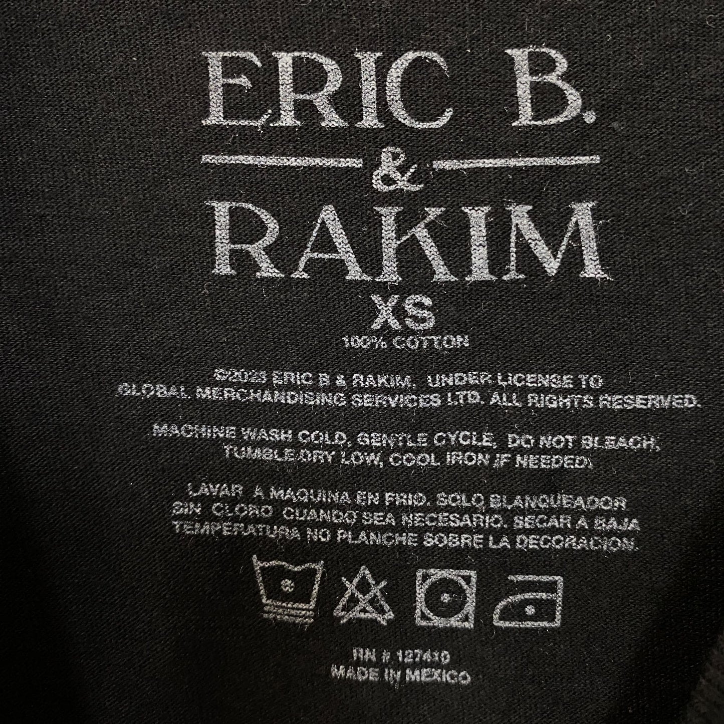 Eric B. & Rakim Paid In Full Graphic T-Shirt XS