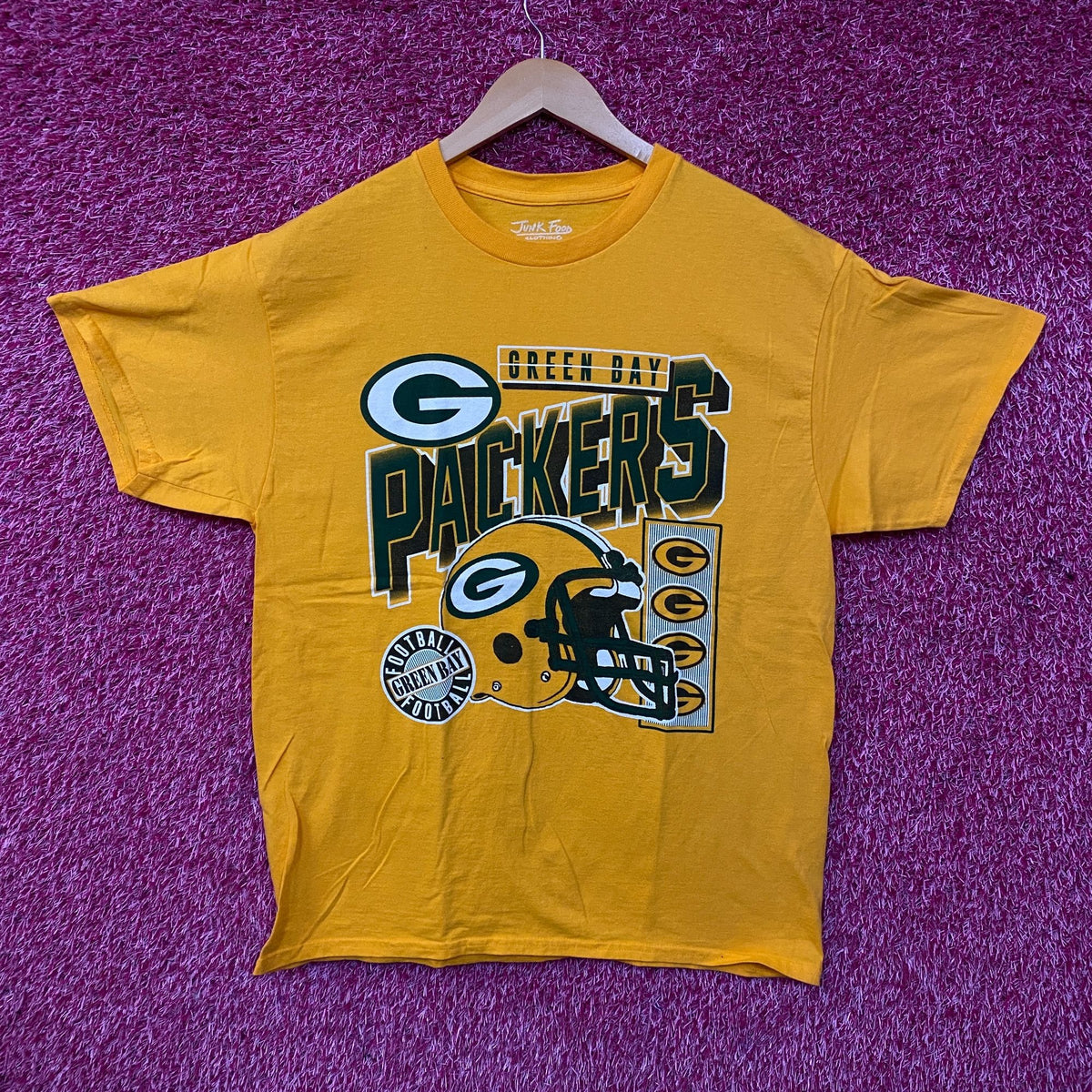 Junk Food Clothing NFL Green Bay Packers Checkdown Flea Market Tee Medium