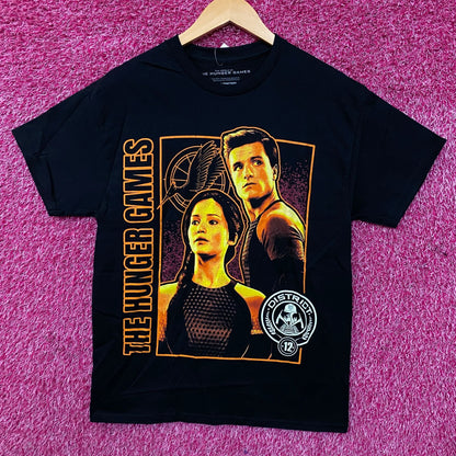 The Hunger Games Katniss & Peeta District 12 Graphic T-Shirt Medium